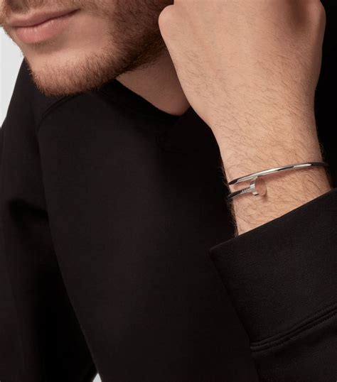 cartier bracelet men nail|cartier justin clou bracelet.